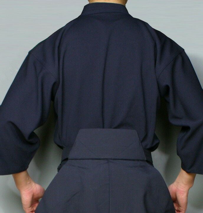 織刺調 紺ジャージ剣道着｜軽量 通気性 抜群 稽古 練習 用｜剣道屋