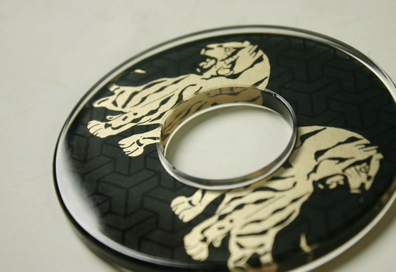 剣道 竹刀用 鍔(ツバ) 化粧つば○虎(トラ) | 剣道用品の専門店 剣道屋