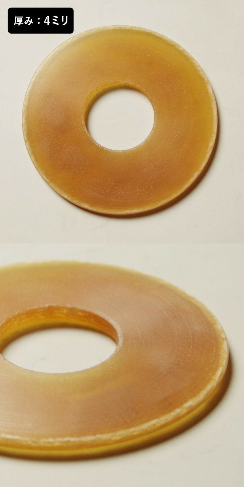 加工所取寄せ品】竹刀用 ○極上磨き革鍔（○4ミリ厚）名彫り＆贈呈用